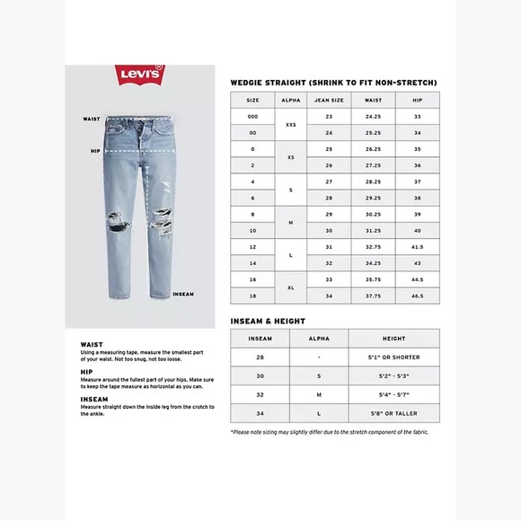 Levi’s Wedgie Straight Fit Jeans - Picture 6 of 6